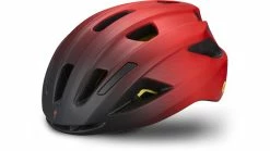 Align II Rennräder Helm Mips Ce Specialized Gloss Flo Rot/Matte Schwarz